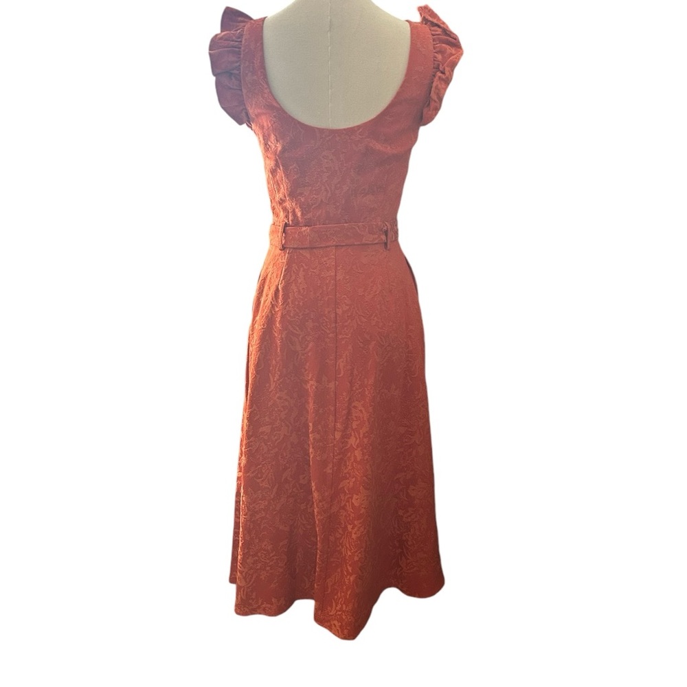 Endless Rose Orange Ruffled Dress - Picture 3 of 6